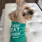 Parisian Pet 'Sleep Eat Poop' Playful Dog Shirt – Trendy Embroidered Pet Apparel for Dogs & Cats, Saint Patrick's Day