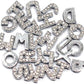 10 mm Slide Letters A-Z (10/pk) - Clear