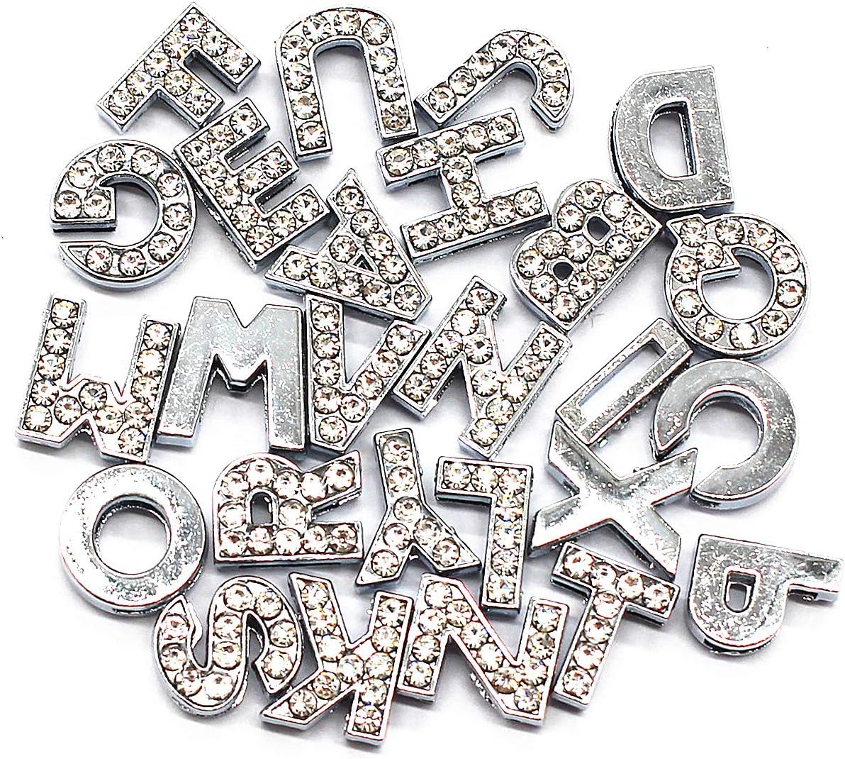 10 mm Slide Letters A-Z (10/pk) - Clear