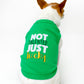 Parisian Pet 'Not Talented Just Lucky' Witty Dog Shirt – Trendy Slogan Pet Apparel for Dogs & Cats-Saint Patrick's Day