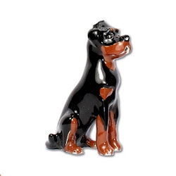 Rottweiler Dog Keychain