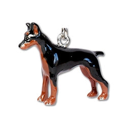 Mini Pinscher Dog Keychain