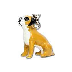 Boxer Dog Keychain