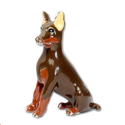 Doberman Dog Keychain