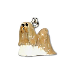 Lhasa Apso Dog Keychain