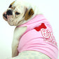 Parisian Pet 'Big Sister' Trendy Dog Apparel – Breathable Embroidered Pet Wear for Dogs & Cats, Pink