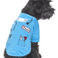 Parisian Pet 'Dr. Woof' Halloween Costume for Dogs & Cats – Fun Pet Costume, Dog Doctor Outfit for Halloween, Light Blue