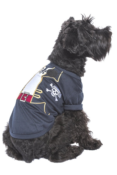 Parisian Pet 'Captain Spawrrow' Halloween Costume for Dogs & Cats – Fun Pirate Dog Costume, Pet Halloween Outfit, Red and Navy