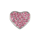 Slide Heart Charm 5/pk