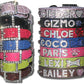 Parisian Pet 'Croc' Collar for Dogs – Personalized Faux Crocodile Leather Design, Various Colors