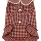 Gingham Dress Red