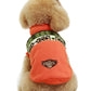 Dobaz 'Aztec Jacket' for Dogs & Cats – Trendy Aztec Pattern Dog Jacket, Cozy and Warm Dog Coat for Small and Medium Pets, Perfect Winter Apparel, Orange