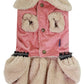 Dobaz 'Bear Dress' for Dogs & Cats - Cute and Cozy Pet Outfit, Perfect for Cold Weather, Comfortable and Fashionable Dress for Small Breeds, Pink