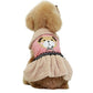 Dobaz 'Bear Dress' for Dogs & Cats - Cute and Cozy Pet Outfit, Perfect for Cold Weather, Comfortable and Fashionable Dress for Small Breeds, Pink