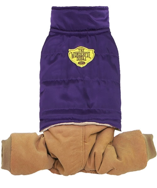 Corduroy Dog Pants Purple