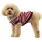 Dobaz 'Striped Pompom Hoodie' for Dogs & Cats – Cozy Red with White Stripes Hoodie with Pompom Detail, Perfect Winter Dog Sweater for Small to Medium Pets