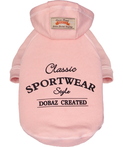 Sportwear Dog Hoodie Pink