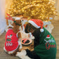 Parisian Pet 'Ho Ho Ho' Pet Holiday Shirt - Christmas Dog Outfit, Red