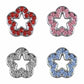 Slide Flower Charm 5/pk