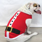 Parisian Pet 'Santa'Dog Shirt - Christmas Pet Apparel for Holiday Cheer, Red