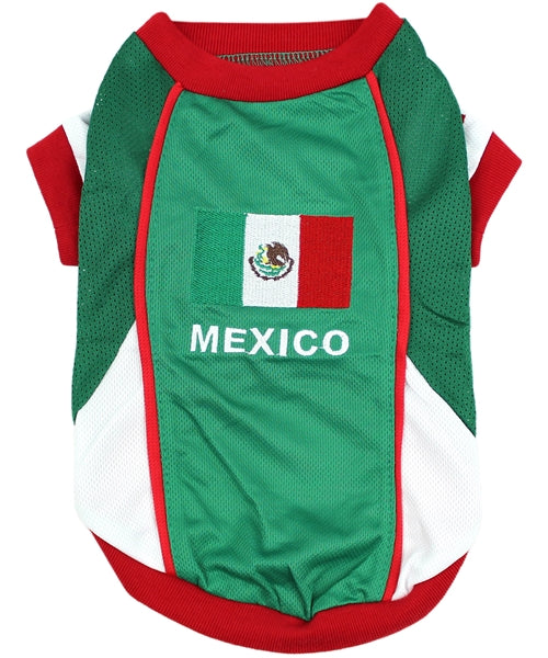 Team Mexico Dog Jersey