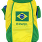 Team Brazil Dog Jersey