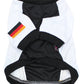 Parisian Pet 'Team Germany' - Jersey, Dog Sports Jersey for Soccer Fans, Germany Flag Dog Shirt for Dogs & Cats, Black