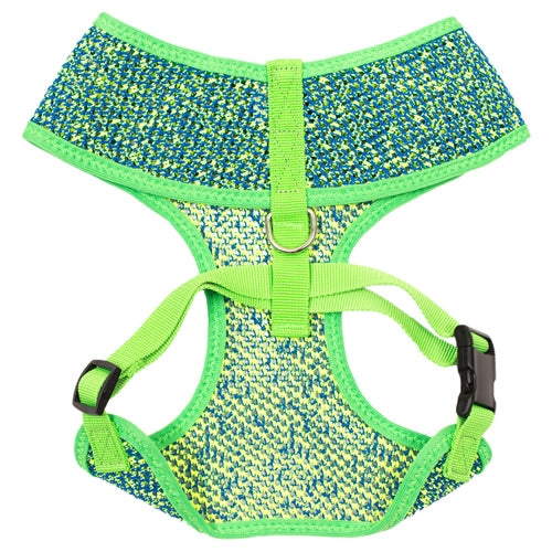 Parisian Pet 'Sport Net Harness' for Dogs & Cats – Comfortable Green & Blue Mesh Dog Harness-Saint Patrick's Day