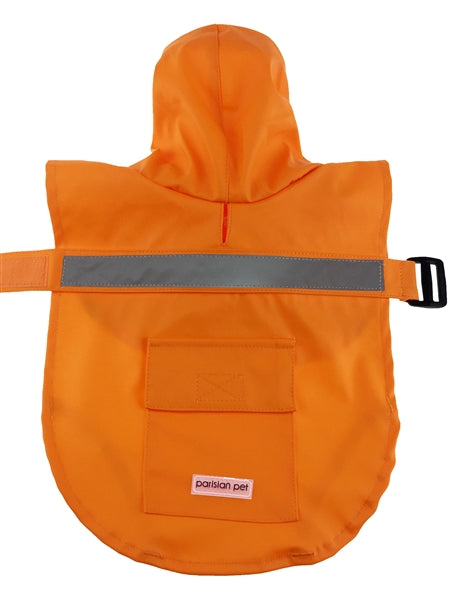 Dog Raincoat Orange