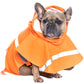 Parisian Pet 'Orange Raincoat' for Dogs & Cats, Waterproof Pet Outerwear, Dog Raincoat for Rain, Pet Rain Protection, Orange