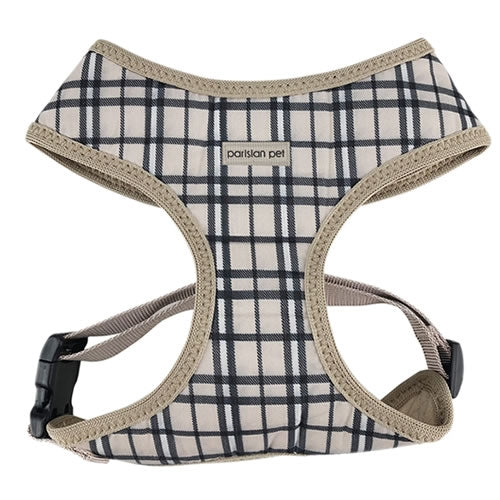 Freedom Dog Harness Khaki Plaid