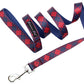 Scottish Plaid Collar, Red/Blue