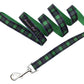 Parisian Pet 'Scottish Plaid' Collar for Dogs & Cats – Stylish Green Blue Dog Collar with Plaid Design and Adjustable Strap