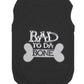 Parisian Pet 'Bad to da Bone' Dog Shirt – Trendy Slogan T-Shirt for Dogs & Cats, Black