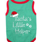 Parisian Pet 'Santa's Little Helper' Dog & Cat Shirt - Christmas Pet Apparel, Green