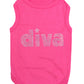 Parisian Pet 'Diva' Dog Shirt - Trendy Pet T-Shirt for Dogs & Cats, Pink