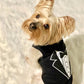 Parisian Pet 'Tuxedo' Stylish Dog Outfit – Premium Cotton Formal Wear for Special Occasions, Black