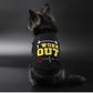 Parisian Pet 'I Work Out' Trendy Dog Apparel – Playful Slogan Dog Shirt for Dogs & Cats, Black