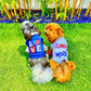 Parisian Pet 'Love USA' Patriotic Dog Shirt – Embroidered Pet Apparel for Dogs & Cats, Navy Blue-Valentine's Day