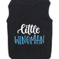 Parisian Pet 'Little Wingman' Winged Dog Shirt – Cool Adventure-Themed Shirt for Dogs & Cats, Black