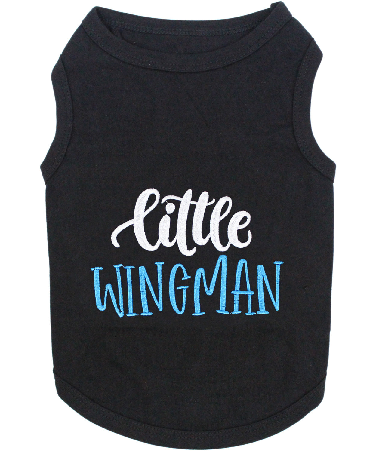 Parisian Pet 'Little Wingman' Winged Dog Shirt – Cool Adventure-Themed Shirt for Dogs & Cats, Black