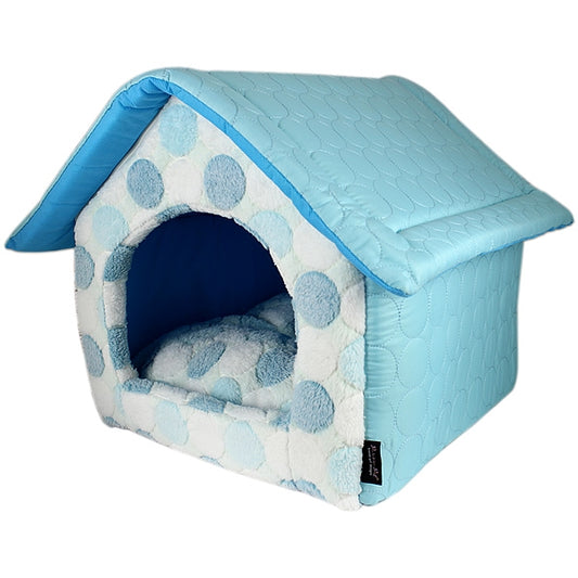 Cotton Candy Dog House Blue Medium