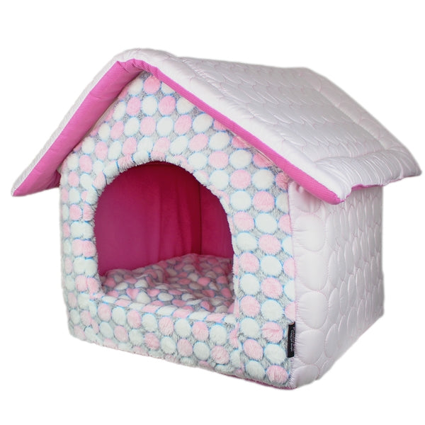 Cotton Candy Dog House Pink Small