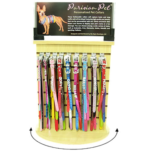 POP Pack of Personalized Collars with Display