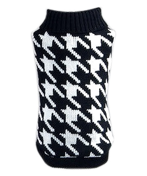 Houndstooth Dog Sweater