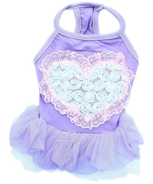 Tutu Heart Dog Dress