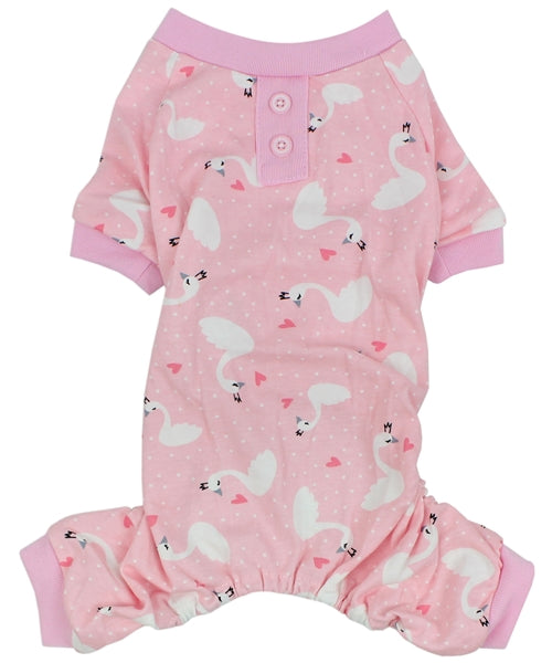 Pink Swan Dog Pajama