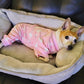 Parisian Pet 'Pink Swan' Pajama for Dogs & Cats, Luxury Pet Sleepwear, Cozy Dog Pajama Set-Valentine's Day