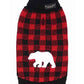 Buffalo Checkered Dog Sweater Polar Bear