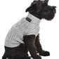 Parisian Pet 'Cable Knit Sweater' - Warm & Stylish Pet Sweater in Cloud Gray for Dogs & Cats